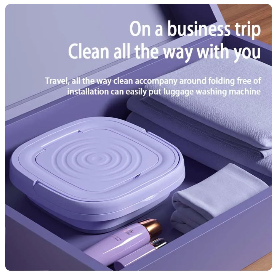 WhipWasher - The Portable Washer & Dryer Purple